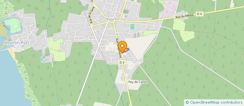 localisation de l'entreprise ANCELLE AUTOMOBILES  HOURTIN