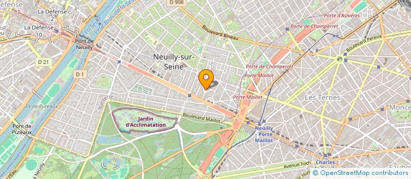 localisation de l'entreprise ANCELLE DREYFUS-MAILLET CREMER-LEGMANN à NEUILLY-SUR-SEINE