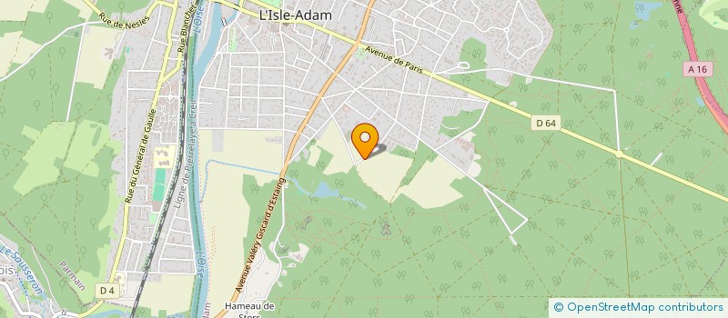 localisation de l'entreprise ANCELOT ROUEN  L'ISLE-ADAM