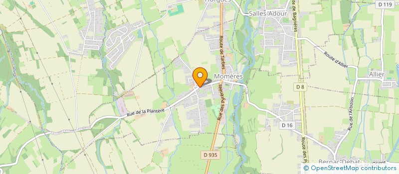 localisation de l'entreprise ANCELOU  MOMERES