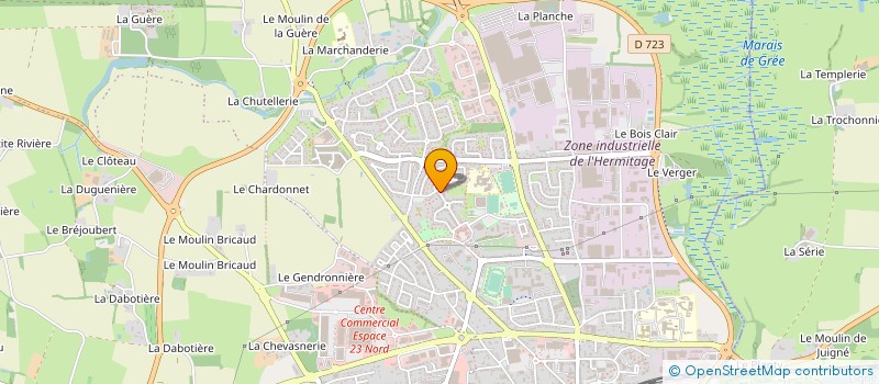 localisation de l'entreprise ANCENIS DEMENAGEMENT à ANCENIS-SAINT-GEREON