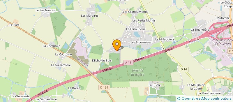 localisation de l'entreprise ANCENIS IMMOBILIER MOREAU  ANCENIS-SAINT-GEREON