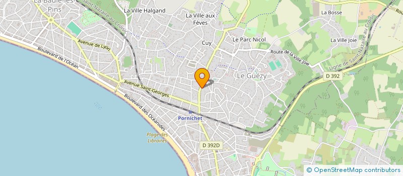 localisation de l'entreprise ANCEST  LA BAULE-ESCOUBLAC