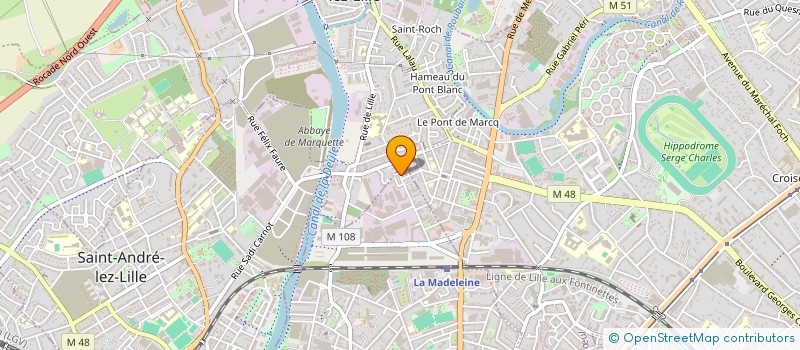 localisation de l'entreprise ANCESTRALYS à LA MADELEINE