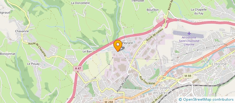localisation de l'entreprise ANCEZZ à SAINT-CHAMOND