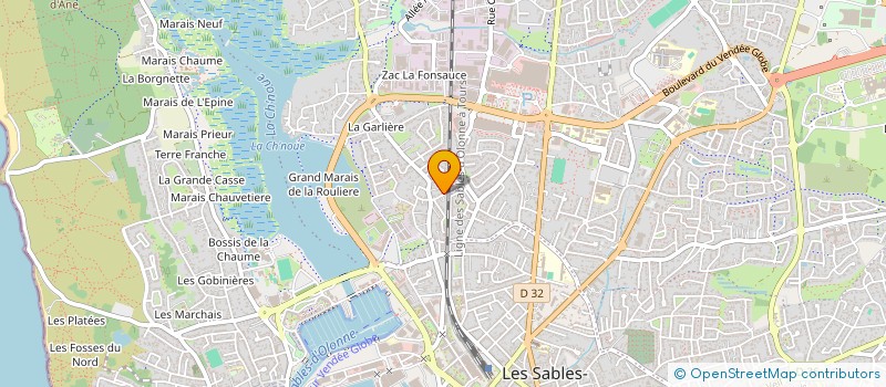 localisation de l'entreprise ANCHELIN VALERIE ET ANCHELIN BENOIT à LES SABLES-D'OLONNE