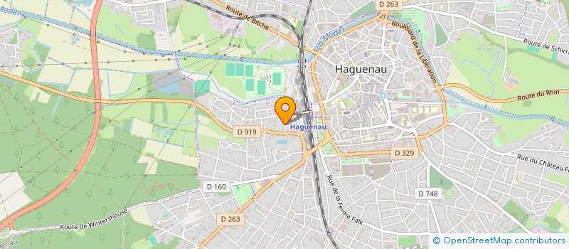 localisation de l'entreprise ANCHLOJU  HAGUENAU