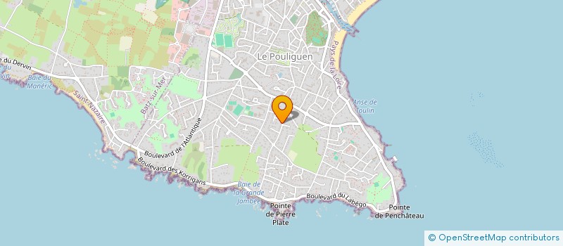 localisation de l'entreprise ANCHOR BERNIE VTC  LE POULIGUEN