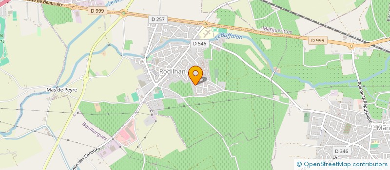 localisation de l'entreprise ANCHRIS  RODILHAN