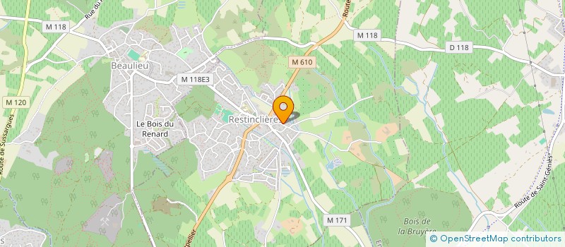 localisation de l'entreprise ANCIEL  RESTINCLIERES