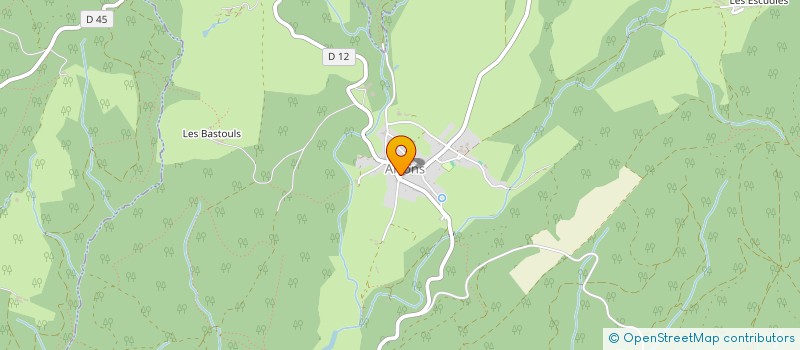 localisation de l'entreprise ANCIEN HOTEL DE LA MONTAGNE NOIRE  ARFONS