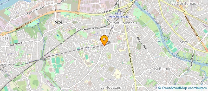 localisation de l'entreprise ANCIEN-NES GEOGRAPHES DE RENNES 2 à REZE