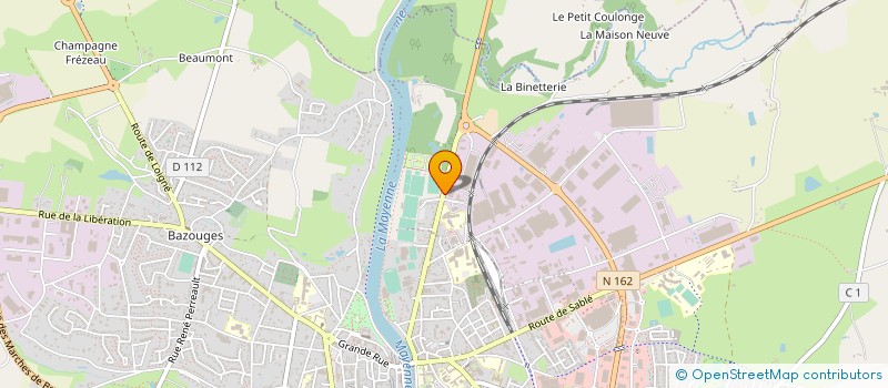 localisation de l'entreprise ANCIENNE CHATEAU GONTIER  CHATEAU-GONTIER-SUR-MAYENNE