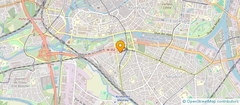 localisation de l'entreprise ANCIENNE POSTE  STRASBOURG