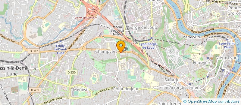 localisation de l'entreprise ANCIENNE SAS PJF  VAULX-EN-VELIN