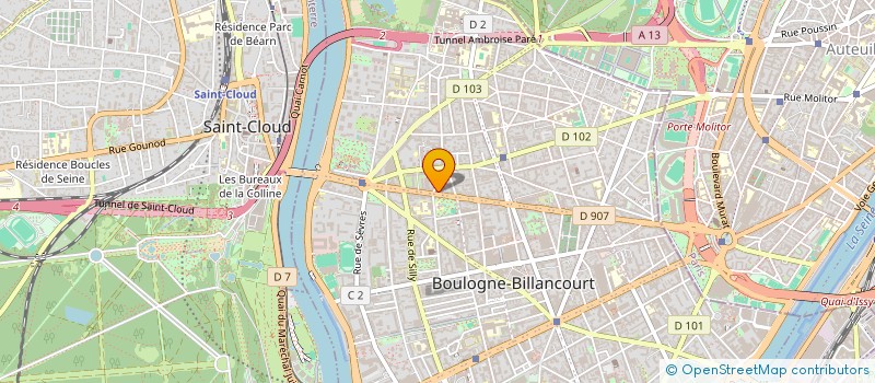 localisation de l'entreprise ANCIENNEMENT VERKEYN RT CIE à BOULOGNE-BILLANCOURT