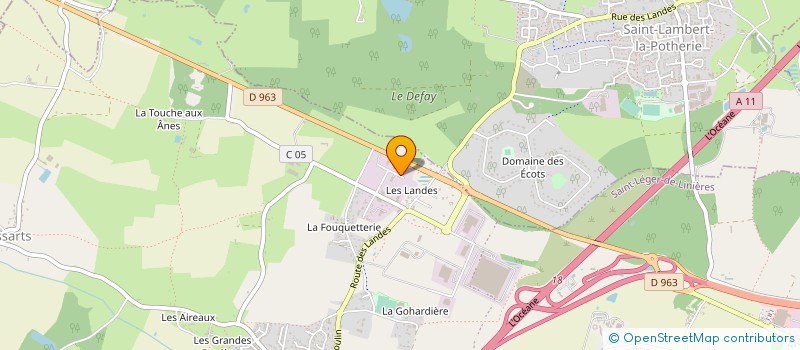 localisation de l'entreprise ANCIENS ATELIERS BARTHE-BORDEREAU à SAINT-LEGER-DE-LINIERES