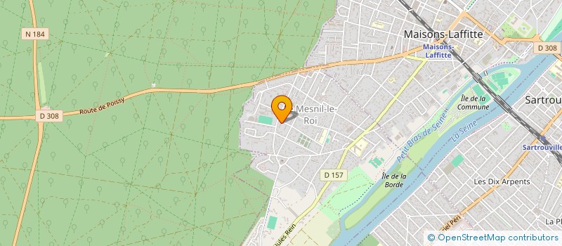 localisation de l'entreprise ANCIENS COMBAT MESNIL LE ROI  LE MESNIL-LE-ROI