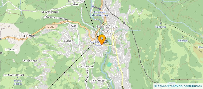localisation de l'entreprise ANCIENS COMBATANTS PRISONNIERS GUERRE à SAINT-GERVAIS-LES-BAINS