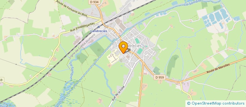 localisation de l'entreprise ANCIENS COMBATTANTS ALGERIE  LANDRECIES