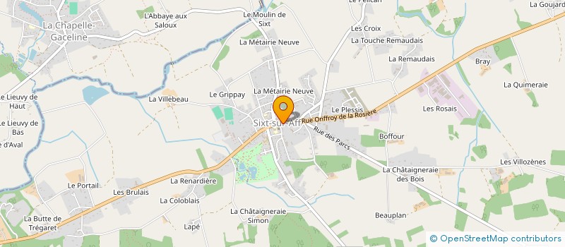 localisation de l'entreprise ANCIENS COMBATTANTS D'AFRIQUE DU NORD DE SIXT SUR AFF  SIXT-SUR-AFF