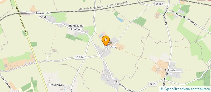 localisation de l'entreprise ANCIENS COMBATTANTS DU SAUSSAY  SAUSSAY