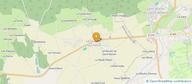 localisation de l'entreprise ANCIENS COMBATTANTS PRISONNIERS DE GUERRE (A.C.P.G.) à BELFORET-EN-PERCHE
