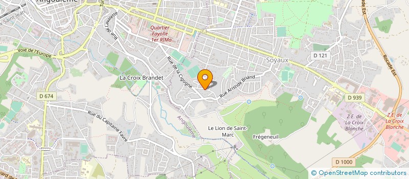 localisation de l'entreprise ANCIENS COMBATTANTS SECTION DE SOYAUX à SOYAUX