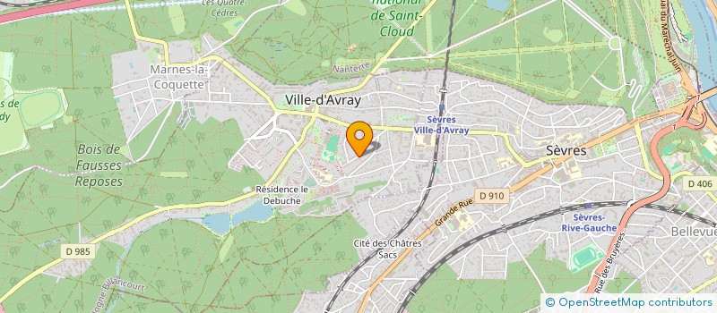 localisation de l'entreprise ANCIENS DE LA FONTAINE DU ROY à VILLE-D'AVRAY