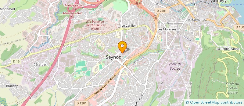 localisation de l'entreprise ANCIENS DES FORCES FRANCAISES EN ALLEMAGNE ET AUTRICHE (AFFAA) - 123EME SECTION DEPARTEMENTALE DE HAUTE-SAVOIE à ANNECY