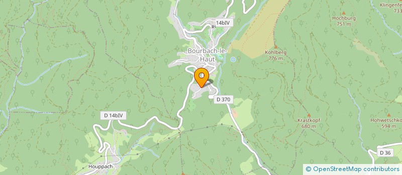 localisation de l'entreprise ANCIENS DES FORCES FRANCAISES EN ALLEMAGNE ET EN AUTRICHE (AFFAA) 202EME SECTION (HAUT RHIN)  BOURBACH-LE-HAUT