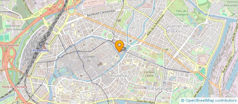 localisation de l'entreprise ANCIENS ELEVES DU LYCEE DES PONTONNIERS à STRASBOURG