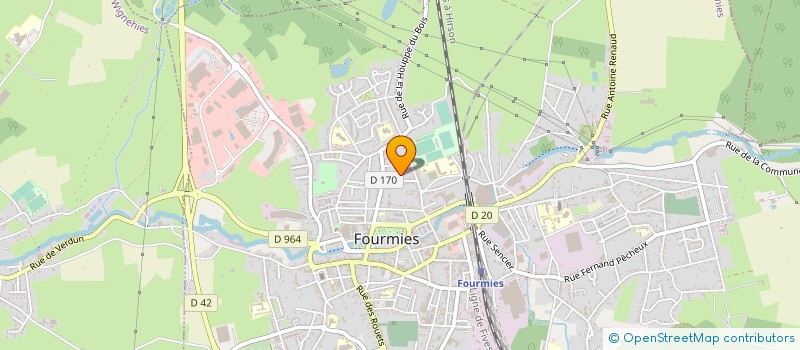 localisation de l'entreprise ANCIENS ELEVES ET AMIS DE L ECOLE JEAN MACE  FOURMIES