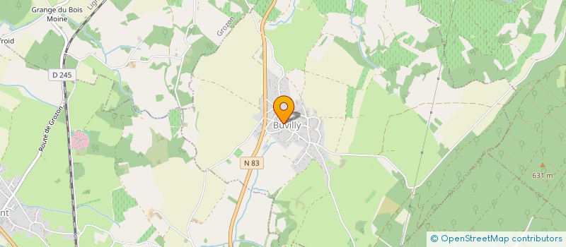 localisation de l'entreprise ANCIENS ET AMIS DE VAUX   VAUX-SUR-POLIGNY