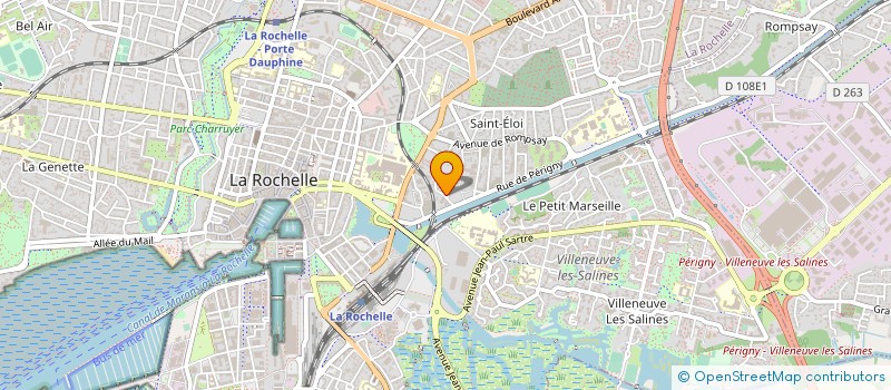 localisation de l'entreprise ANCIENS ETAB JEAN SAVINEAU à LA ROCHELLE