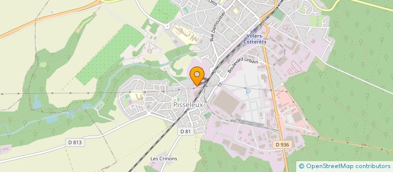 localisation de l'entreprise ANCIENS ETABL DEQUECKER à VILLERS-COTTERETS