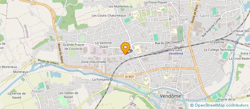 localisation de l'entreprise ANCIENS ETABLISSEMENTS BARBIER à VENDOME