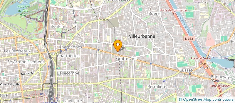 localisation de l'entreprise ANCIENS ETABLISSEMENTS CREZE  VILLEURBANNE