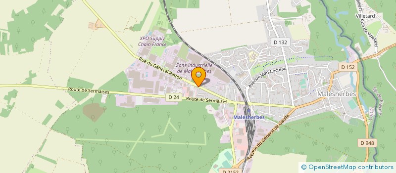 localisation de l'entreprise ANCIENS ETABLISSEMENTS DAUVILLIERS à LE MALESHERBOIS