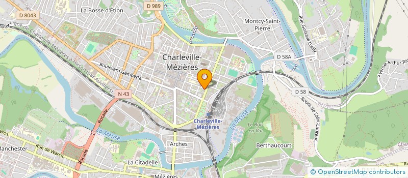 localisation de l'entreprise ANCIENS ETABLISSEMENTS DUBREUCQ  CHARLEVILLE-MEZIERES
