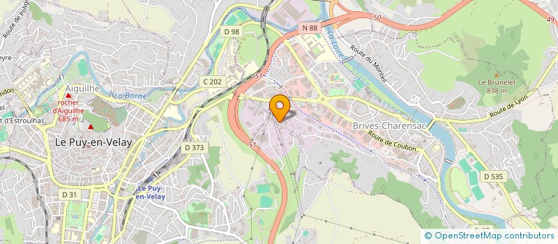 localisation de l'entreprise ANCIENS ETABLISSEMENTS J. TERRIER à LE PUY-EN-VELAY