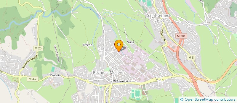 localisation de l'entreprise ANCIENS ETABLISSEMENTS JOSEPH FAURE  ROCHE-LA-MOLIERE