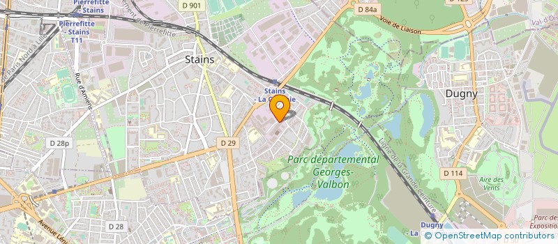 localisation de l'entreprise ANCIENS ETABLISSEMENTS ROZE SA à STAINS