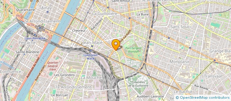 localisation de l'entreprise ANCIENS ETABLISSEMENTS VERNAY MAILLET  LYON