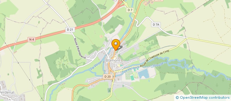localisation de l'entreprise ANCIENS ETABLISSEMENTS ZELIKER à BLAMONT