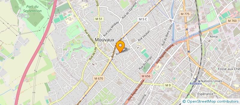 localisation de l'entreprise ANCIENS ETS CORBISIER PERE ET FILS à MOUVAUX