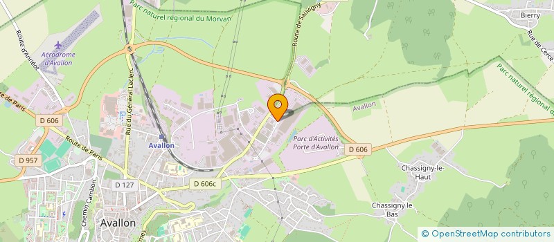 localisation de l'entreprise ANCIENS ETS G.SCHIEVER ET FILS à AVALLON