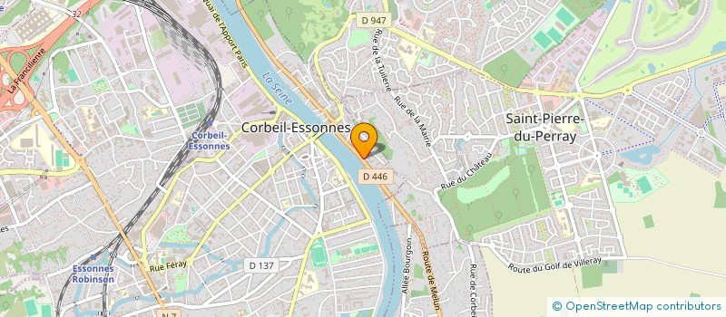 localisation de l'entreprise ANCIENS ETS GUERIN ET FILS à CORBEIL-ESSONNES