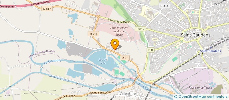 localisation de l'entreprise ANCIENS ETS J SOUBIE ET SES FILS  SAINT-GAUDENS