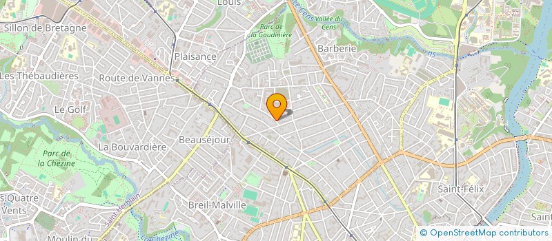 localisation de l'entreprise ANCIENS ETS PROSPER PAPET à NANTES